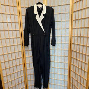 SK & Company Executive-Style Business Jumpsuit, Size 12